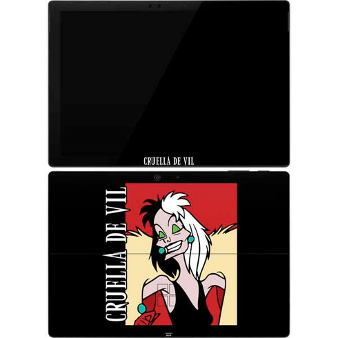 Disney Villains Cruella de Vil Surface Pro 7 Skin