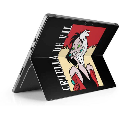 Disney Villains Cruella de Vil Surface Pro 8 Skin