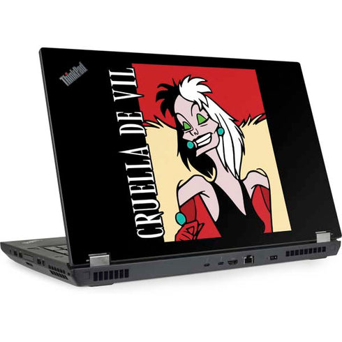 Disney Villains Cruella de Vil Lenovo ThinkPad Skin