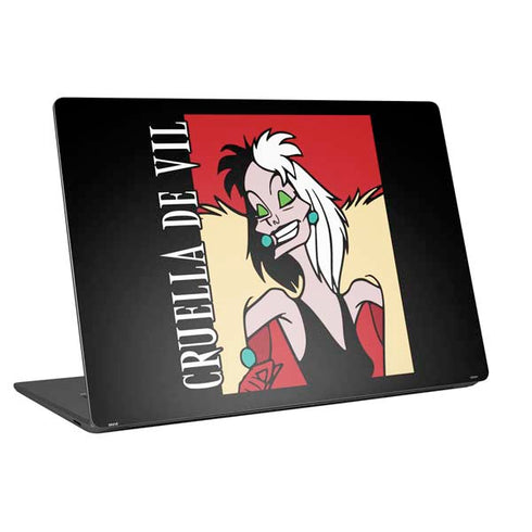 Disney Villains Cruella de Vil Universal Laptop 13in (10.6 x 7.6in) Skin
