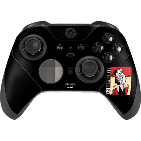 Disney Villains Cruella de Vil Xbox Elite Wireless Controller Series 2 Skin
