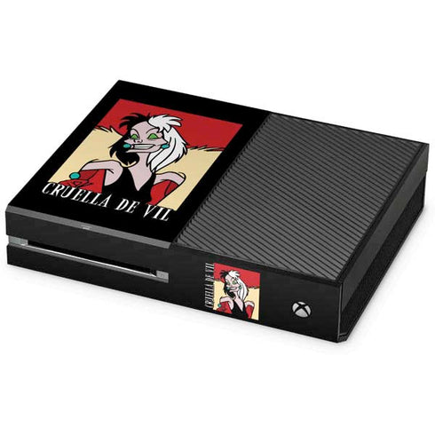 Disney Villains Cruella de Vil Xbox One Console Skin