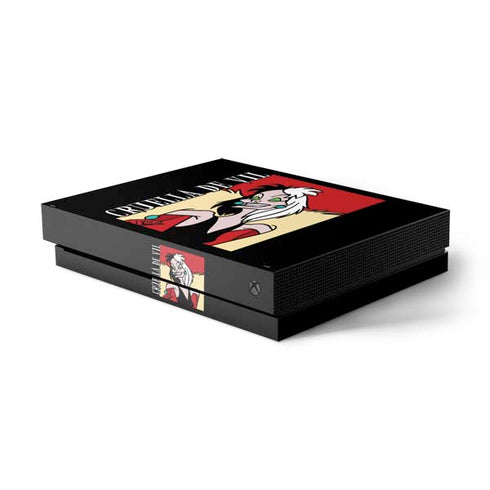 Disney Villains Cruella de Vil Xbox One X Console Skin