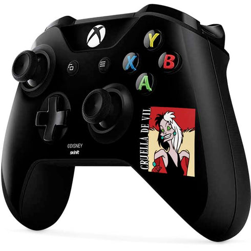 Disney Villains Cruella de Vil Xbox One X Controller Skin