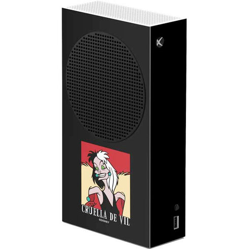 Disney Villains Cruella de Vil Xbox Series S Console Skin