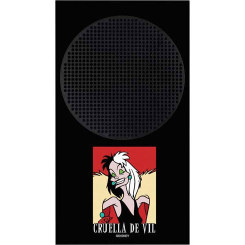 Disney Villains Cruella de Vil Xbox Series S Console Skin