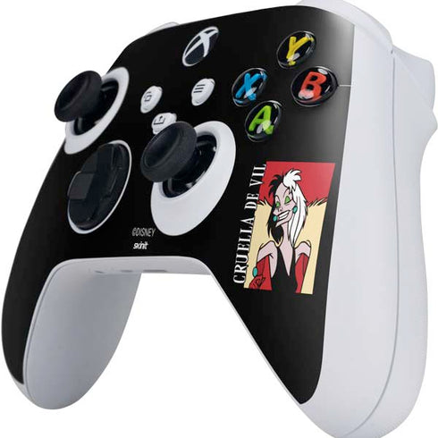 Disney Villains Cruella de Vil Xbox Series S Controller Skin