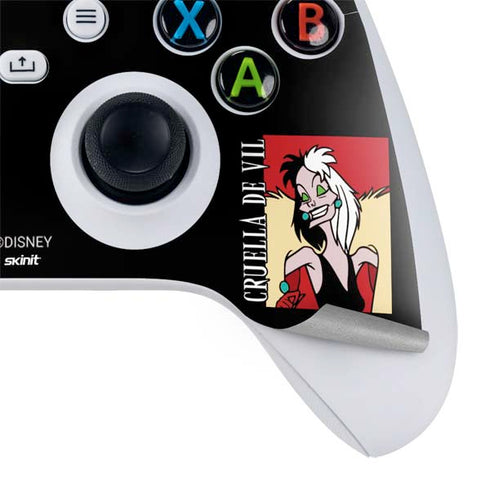 Disney Villains Cruella de Vil Xbox Series S Controller Skin