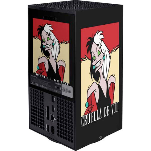 Disney Villains Cruella de Vil Xbox Series X Bundle Skin