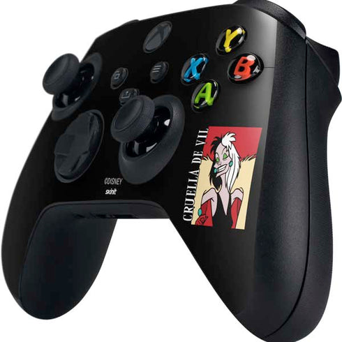 Disney Villains Cruella de Vil Xbox Series X Controller Skin