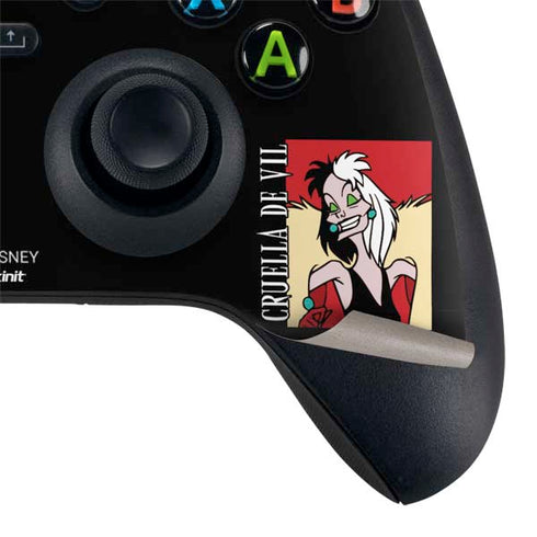 Disney Villains Cruella de Vil Xbox Series X Controller Skin