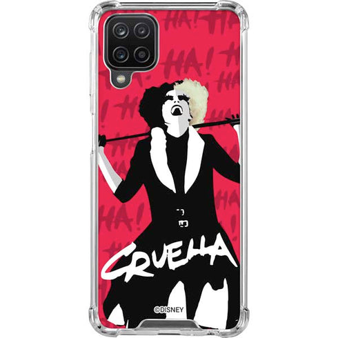 Disney Cruella (2021) Evil Laugh Galaxy A12 Clear Case