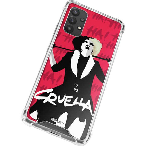 Disney Cruella (2021) Evil Laugh Galaxy A32 5G Clear Case