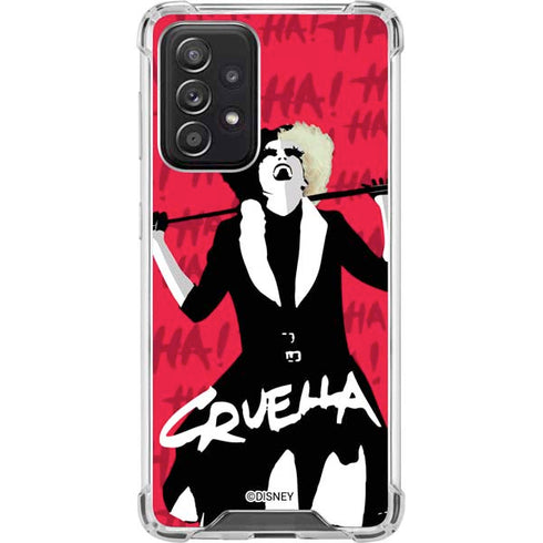 Disney Cruella (2021) Evil Laugh Galaxy A52 5G Clear Case