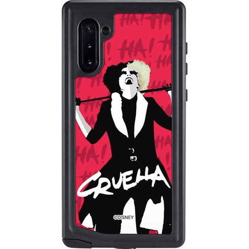 Disney Cruella (2021) Evil Laugh Galaxy Note 10 Waterproof Case