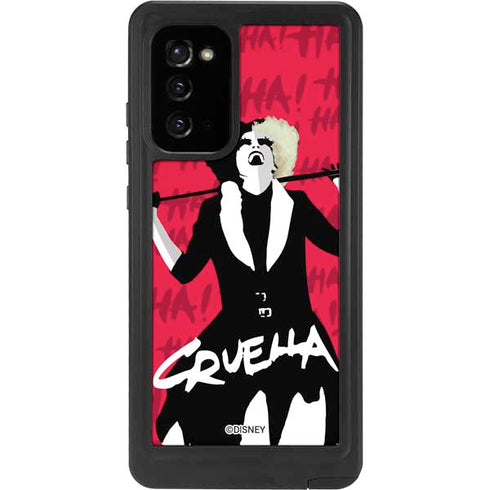 Disney Cruella (2021) Evil Laugh Galaxy Note20 5G Waterproof Case