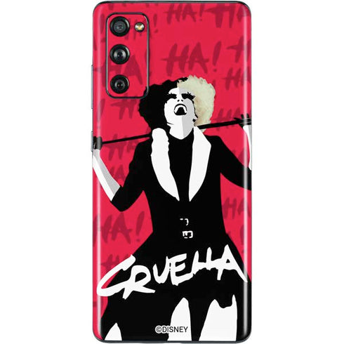 Disney Cruella (2021) Evil Laugh Galaxy S20 Fan Edition Skin