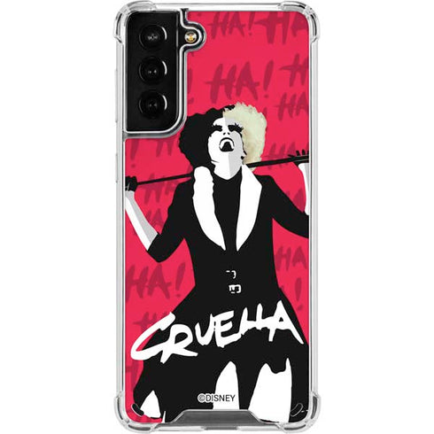 Disney Cruella (2021) Evil Laugh Galaxy S21 Plus 5G Clear Case