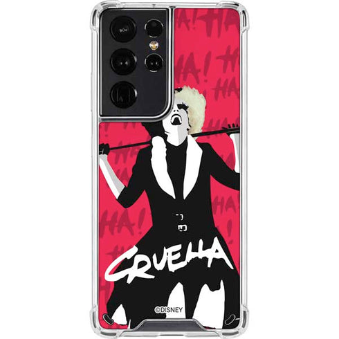Disney Cruella (2021) Evil Laugh Galaxy S21 Ultra 5G Clear Case