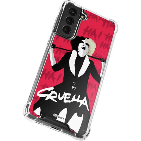 Disney Cruella (2021) Evil Laugh Galaxy S22 Plus Clear Case