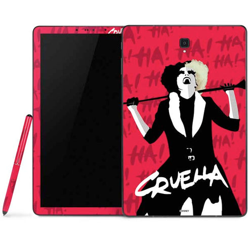 Disney Cruella (2021) Evil Laugh Samsung Galaxy Tab Skin