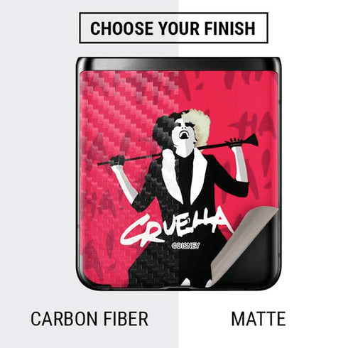 Disney Cruella (2021) Evil Laugh Galaxy Z Flip Skin