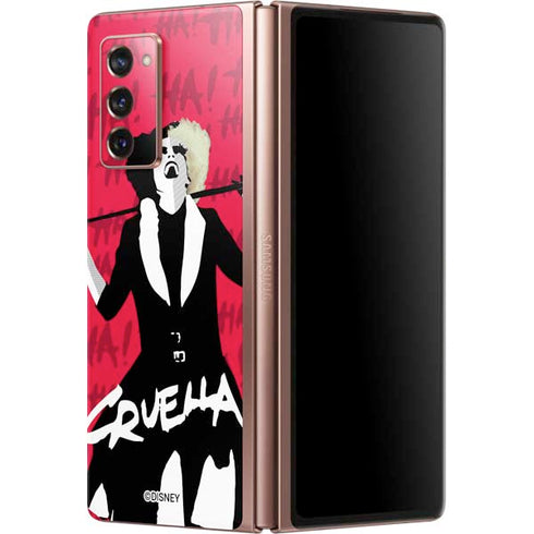 Disney Cruella (2021) Evil Laugh Galaxy Z Fold2 5G Skin