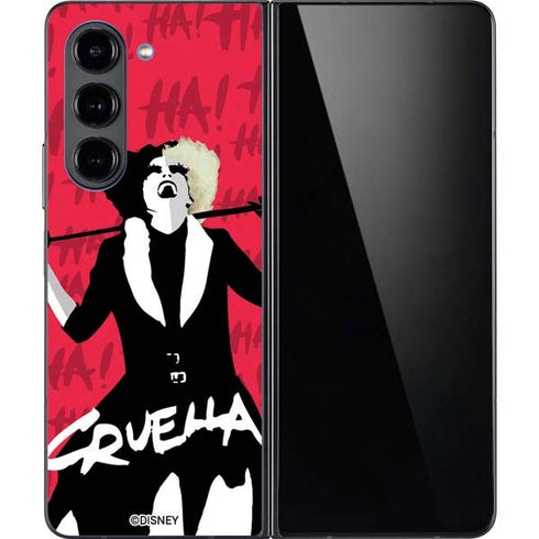 Disney Cruella (2021) Evil Laugh Galaxy Z Fold5 5G Skin