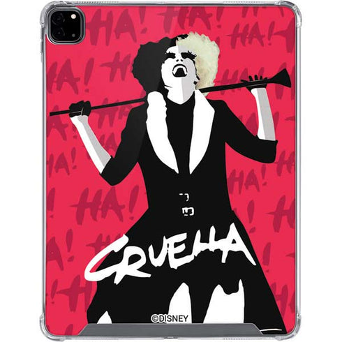 Disney Cruella (2021) Evil Laugh iPad Pro 12.9in (2020) Clear Case