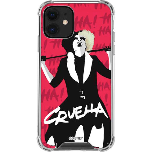 Disney Cruella (2021) Evil Laugh iPhone 12 Clear Case