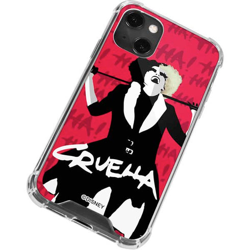 Disney Cruella (2021) Evil Laugh iPhone 14 Plus Clear Case