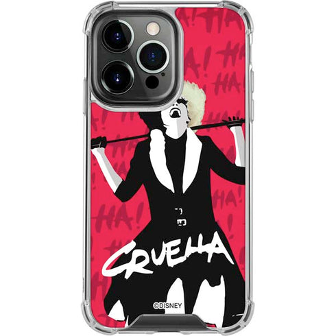 Disney Cruella (2021) Evil Laugh iPhone 15 Pro Clear Case
