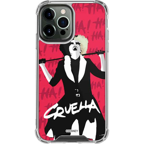 Disney Cruella (2021) Evil Laugh iPhone 15 Pro Max Clear Case