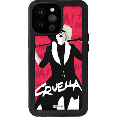Disney Cruella (2021) Evil Laugh iPhone 14 Pro Max Waterproof Case