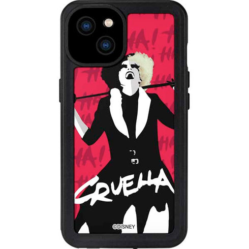 Disney Cruella (2021) Evil Laugh iPhone 15 Plus Waterproof Case