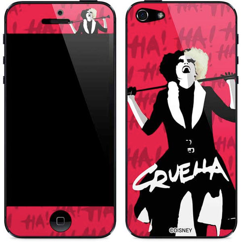 Disney Cruella (2021) Evil Laugh iPhone 5/5s/5SE Skin
