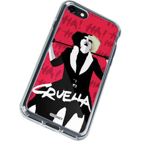 Disney Cruella (2021) Evil Laugh iPhone SE (2nd & 3rd Gen) Clear Case