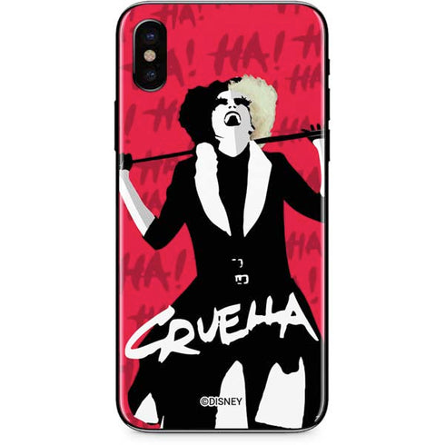Disney Cruella (2021) Evil Laugh iPhone XS Skin