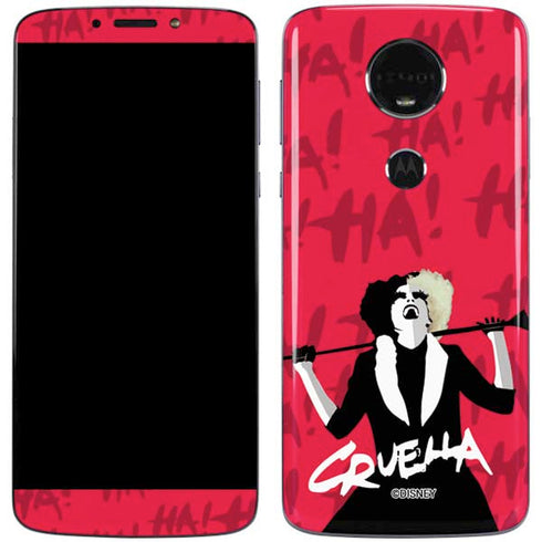 Disney Cruella (2021) Evil Laugh Moto E5 Plus Skin