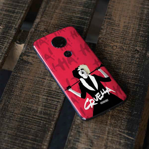 Disney Cruella (2021) Evil Laugh Moto E5 Plus Skin