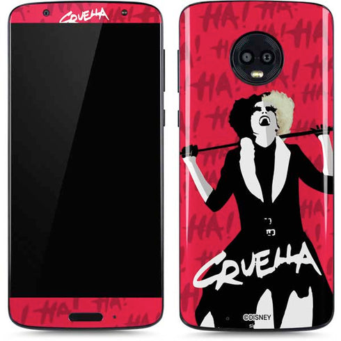 Disney Cruella (2021) Evil Laugh Moto G6 Skin