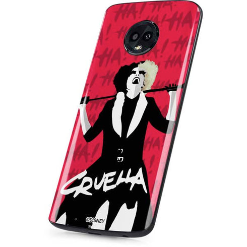 Disney Cruella (2021) Evil Laugh Moto G6 Skin