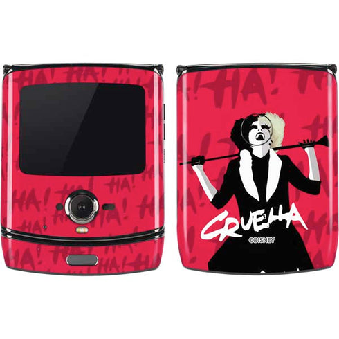 Disney Cruella (2021) Evil Laugh Motorola RAZR Skin