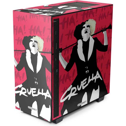 Disney Cruella (2021) Evil Laugh NZXT H510 Compact ATX Mid-Tower Case Skin