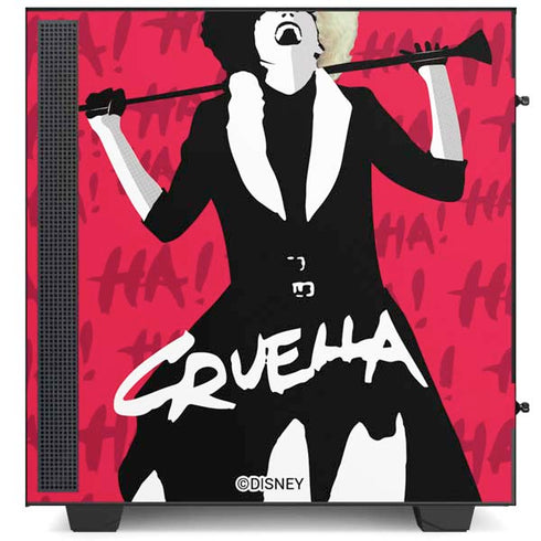 Disney Cruella (2021) Evil Laugh NZXT H510 Compact ATX Mid-Tower Case Skin