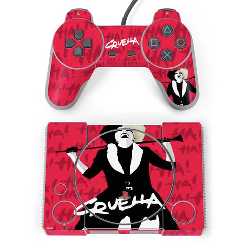 Disney Cruella (2021) Evil Laugh PlayStation Classic Bundle Skin