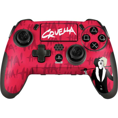 Disney Cruella (2021) Evil Laugh PlayStation Scuf Vantage 2 Controller Skin