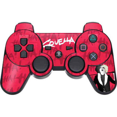 Disney Cruella (2021) Evil Laugh PS3 Dual Shock wireless controller Skin