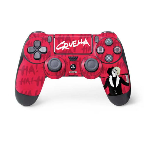 Disney Cruella (2021) Evil Laugh PS4 Controller Skin