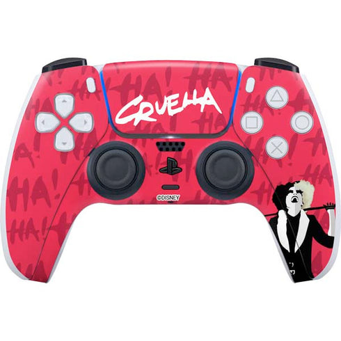 Disney Cruella (2021) Evil Laugh PS5 Controller Skin